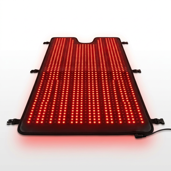 2026 Upgraded All-In-One Red Light Therapy Mat Full Body, FSA&HSA Eligible,75” X 35” Medical-Grade TPU Red Light Blanket with 2600 Dual-Wavelength Leds (660Nm Red & 850Nm NIR) for Pain Relief — Studio Shot