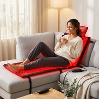 2026 Upgraded All-In-One Red Light Therapy Mat Full Body, FSA&HSA Eligible,75” X 35” Medical-Grade TPU Red Light Blanket with 2600 Dual-Wavelength Leds (660Nm Red & 850Nm NIR) for Pain Relief — Lifestyle