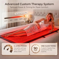 Red Light Therapy Mat Designed for Full Body Treatment, 2600 Dual-Wavelength LEDs, Medical-Grade TPU, 75x35 Inches