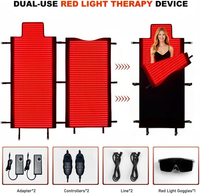 Red Light Therapy Mat Designed for Full Body Treatment, 2600 Dual-Wavelength LEDs, Medical-Grade TPU, 75x35 Inches