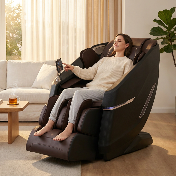 Massage Chair Built to Support Recovery, Zero Gravity Position, SL-Track System, 32 Airbags, Lumbar Heat