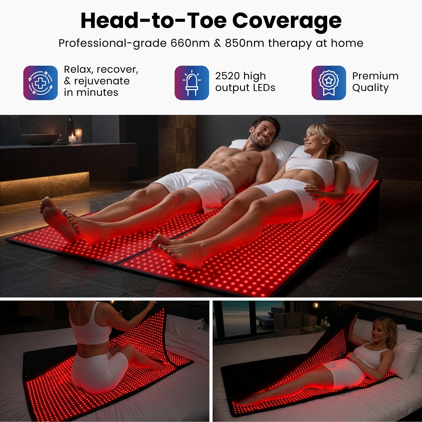 FullGlow™ 360 Full Body Red Light & Near Infrared Bag