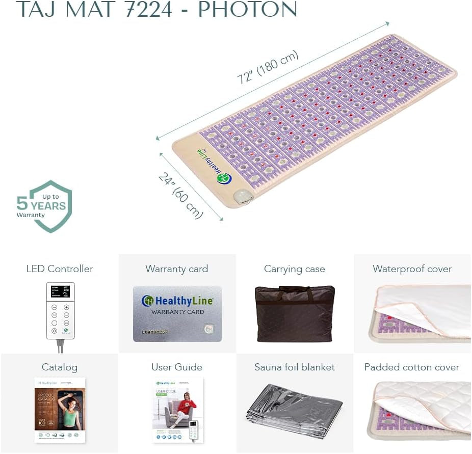 TAJ Far Infrared Heating Mat, Full Body, 72 X 24